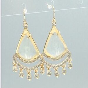 Alexis Bittar  "Crystal Lace Chandelier"
Earrings in Clear| NEW!